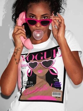 Life in Plastic Tee - Dark Skin